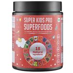 Super Kids Pro Superfoods | 18 Berries, Fruits, Veggies & Supergreens | Moringa, Spirulina & Wheatgrass | Nutrient-Rich for Kids 2-13 | Vegan, No Sugar 240g