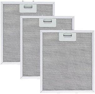 Grease Filter Cooker Hood 305 x 267 cm Compatible with Poweka Elica Kitchen Hood (Pack of 3)