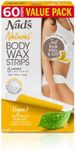 Nad's Natural Body Wax Strips 60pk Value Pack