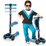 SKIDEE Scooter for Kids with Folding Seat â‚¬â€œ 2-in-1 Adjustable 3 Wheel Kick Scooter for Toddlers Girls & Boys â‚¬â€œ Fun Outdoor Toys for Kids Fitness, Outside Games, Kid Activities â‚¬â