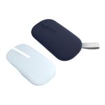 ASUS MD100 Marshmallow/Silent, Adj. DPI, Multi-Mode, with Solar Cover Wireless Optical Mouse (2.4GHz Wireless, Bluetooth, Quiet Blue)