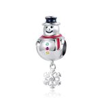 OutstandLong Christmas Holiday Season Snowman Charm for Pandora Bracelet Santa Claus Home Moose Tree Candy Cane