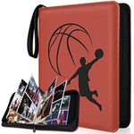 Trading Card Binder with Sleeves,440 Pockets Basketball Card Binder,Card Binder Fits for Basketball Cards 2023-2024,Soccer Cards, Sport Cards,Trading Cards………