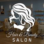 CVANU Hair & Beauty Salon - Beautiful Woman with Long Hairs Wall Stickers