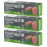 Biomed Gum Health 98% Natural Toothpaste | Gum Strength & Protection | Sage Ecalyptus Rosemary Cedar Essential Oils, Vegan, SLES Free 100g