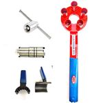 MEC® 4Pieces Repairing Tool Set Bajaj Pulsar Motorbike Made on CNC Machine -Magnet/Flywheel Puller, Clutch Nut Spanner,Timing Grary Set,5Pin Clutch Holder with Rubber Grip Handle