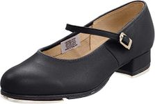 Bloch Dance Women's Tap On Leather Tap Shoe, Black, 8.5