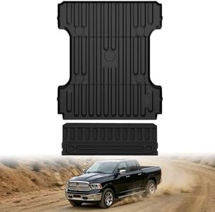LASFIT 6.4FT Truck Bed & Tailgate Mats for RAM 2500/3500 2009-2026