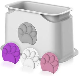 iPrimio Universal Cat Litter Scooper Holder - Durable with Heavy Scoopers Holding Stability - Kitty Litter Box Accessory - Works with All Plastic and Metal Cat Litter Scoops - Four Color Options
