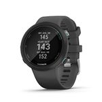 Garmin Swim 2, GPS Swimming Smartwatch for Pool and Open Water, Underwater Heart Rate, Records Distance, Pace, Stroke Count and Type, Slate Gray