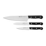 HENCKELS Everedge Solution Razor-Sharp 3-Piece Kitchen Knife Set, Chef Knife, Paring Knife, Utility Knife, German Engineered Knife Informed by Over 100 Years of Mastery