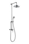 Mira Showers Realm Dual Outlet Mixer Shower Exposed Rigid with Diverter (ERD) Mixer Shower Chrome 1.1735.002