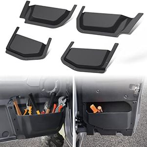 SAUTVS Interior Seat Door Pockets for Yamaha RMAX 4 1000, Interior Front and Rear Door Pockets Storage for Yamaha Wolverine RMAX4 1000 2021 2022 2023 2024 2025 Accessories (4PCS)