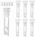 APUXON 20pcs The Stem and Gear for Vanes Carrier of 3-1/2" or 5" Vertical Blinds Components Used for Headrail