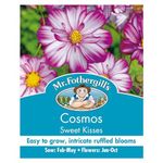 Mr Fothergill?s Seeds Ltd 17922 Flower Seeds, Cosmos Sweet Kisses, Pink & White