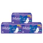 Stayfree Dry Max Xxl|Combo Pack 126 Pads|All Night Xxl Dry Cover Sanitary Pads For Women|Convert Heavy Flow Into Gel|Odour Control|Absorbs 2X More With Wider Back|Superior Dry Feel|Ultra Thin Pads|