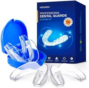 Mouth Guard for Teeth Grinding at Night: Moldable Custom Dental Guard for Sleeping - Nighttime Protection for Teeth 3 Packs