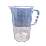 AANIJ® Plastic Transparent Measuring 2000 ml Jug for Measuring Solids and Liquids 2 LTR, Pack of (1)