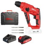 iBELL One Power Series Cordless Rotary Hammer Drill CH20-10 | 20V, 2.0Ah Li-ion Battery | 900RPM | 1.2J Impact Energy | 13mm Chuck | BMC Box Included
