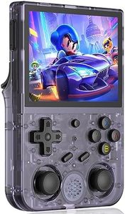 RG353V Retro Handheld Game with Dual OS Android 11 and Linux,RG353V with 64G TF Card Pre-Installed 4452 Games Supports 5G WiFi 4.2 Bluetooth Online Fighting,Streaming and HDMI