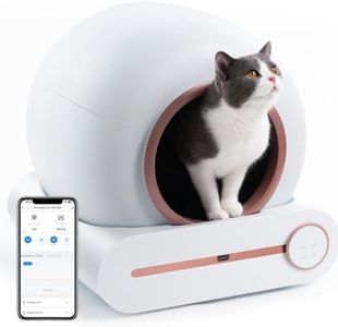 Venkillian Self-Cleaning Cat Litter Tray：Automatic 65L Large Capacity with APP Control & Odor Elimination - Smart Sensor Safety for Multiple Cats Home Travel Apartment Household