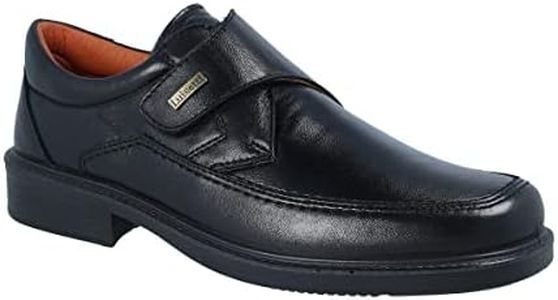 Luisetti Calzado de Trabajo con Cierre de Velcro Zapato Confort Step 0108 Talla 41 Color Negro