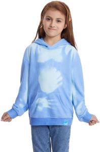 AINIKO Unisex Children Heat Reactive Color Changing Sweatshirt Fashion Casual Hoodie for Boys and Girls, Light Blue, Small