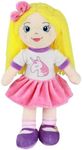 Playtime by Eimmie 14” Soft Baby Doll - Plush Rag Dolls for 2 Year Old Girls & Boys, Toddler & Infants - Washable & Sensory Fabric Body - Eimmie - Stuffed Baby Doll - Plush Doll for Baby Girl