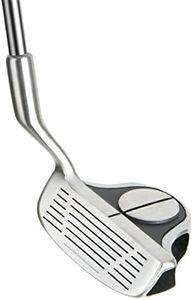 Intech EZ Roll Black/Satin Left Handed Chipper Golf Club for Men, Short Distance Approach Chipping Club