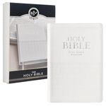 KJV Holy Bible: White