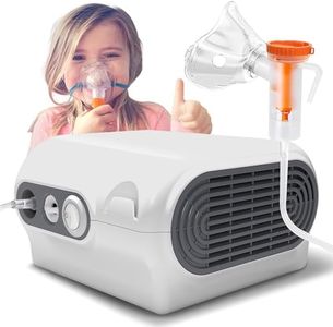 Nebulizer Machine for Adults and Kids, Compressor Nebulizer with Nebulizer Mask, Mouthpiece and Tubing for Home Use