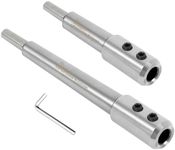 Swozzto 2PCS Forstner Bit Extension Set with Anti-Slip Design,Adding Over 3.28"&5.64" Drilling Depth to Forstner Bit,Suitable for Process Wooden Furniture,Timber and etc.