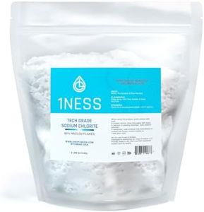 1ness Sodium Chlorite 80% Flakes - Pure & Natural Tech Grade - 20 Lbs