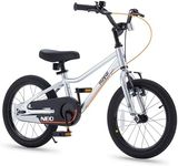 Royalbaby NEO Sport Kids Bike Aluminum Lightweight Bicycle 16 Inch Wheel Boys Girls Ages 4-7 Years, Silver