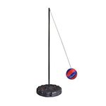 GAMESUN Portable Tetherball Set,Portable Water-Base Tetherball Set with Tetherball, Pole, Rope and Base for Outdoor, Backyard and Family Fun Play