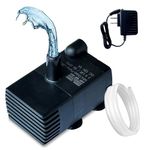 MSELTOS Auto On/Off Mini Sump Pump, 110V Submersible Condensate Pump Water Pump W/Water Level Sensor, 5ft Lift 55GPH for AC Sewage Removal, Quiet for Dehumidifier, Water Table, Basement