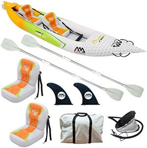 vidaXL Aqua Marina Aufblasbares Kajak Betta HM K0 für 2 Personen Mehrfarbig