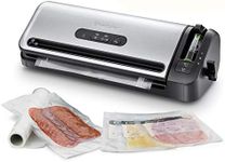 FoodSaver Vacuum Sealer Machine with Roll Cutter & Storage | Handheld Sealer | Marinade Function & Vacuum Bags [FFS017]