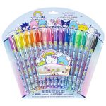 Hello Kitty and Friends -Townley Girl 16 Glitter Body Art Pen Set, Glittery Colors, Pigmented Non-Toxic Perfect for Play Dates, Parties, Sleepovers & Makeovers