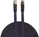 KontrolFreek 12FT CAT8 Ethernet Gaming Cable - Professional Series - Heavy Duty High Speed 26AWG Cat8 LAN Network Cable 40Gbps 2000Mhz with Gold Plated RJ45 Connector, Router, Modem