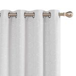 Curtain Panel With Silver Grommets