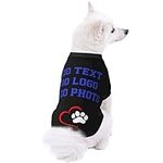 Custom Dog Hoodies,Personalized Design Your Own Pet Shirt with Photo and Text, Winter Cold Weather Coats Cute Customize Picture Sweater Dog Clothes