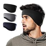 Lauzq Winter Fleece Ear Warmers Muffs Headband for Men Women Kids Ski Running Cycling