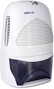 Ivation IVADM35 Powerful Mid-Size Thermo-Electric Dehumidifier - Quietly Gathers Up To 20 Ounces of Water Per Day - for Bath Room, Basement, Attic, Boats, Rv Ect - for Spaces Up To 2,200 Cubic Feet