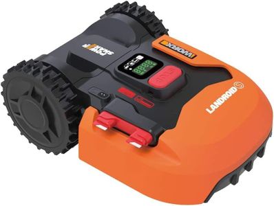WORX - Landroid - 400 m² - Robot Tondeuse Connecté - WR184E (Installation Facile, Configurable, Autonome, Contrôle à Distance Via APP, Tonte Intelligente,Tond sous la Pluie)