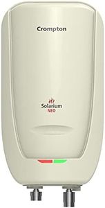 Crompton Solarium Neo 3-Litre, 3KW Instant Water Heater/Geyser with Rust Free ABS Body (Ivory)