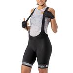 Alé Cycling Women's PR.R Strada Bib Shorts, Black/White, S