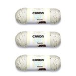 Caron Simply Soft Off White Tweeds Yarn - 3 Pack of 141g/5oz - Acrylic - 4 Medium (Worsted) - 250 Yards - Knitting, Crocheting & Crafts