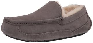 UGG Men's Ascot Slipper, Grey, 11