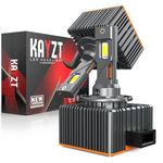 KAYZT D1S D1R D1C LED Headlight Bulbs 20000 Lumens, 600% Brightness, 120W High Power, 6500K Cool White, Extremely Bright Conversion Kit, of 2